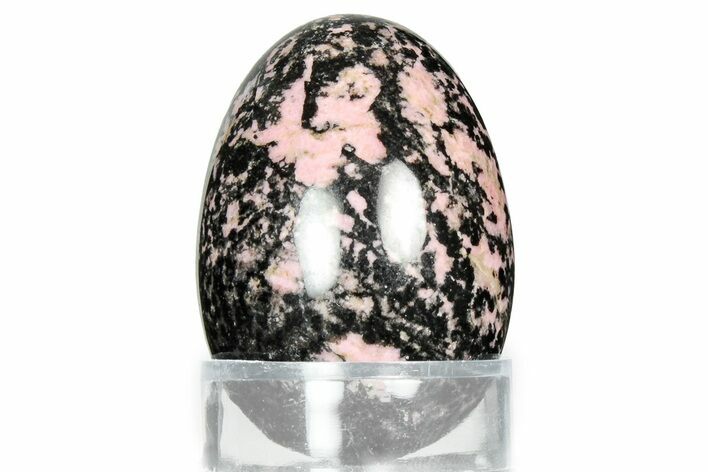 Polished Rhodonite Egg - California #326763